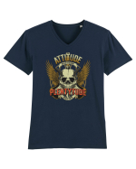 Attitude matters - Plentytude rocks Tricou mânecă scurtă guler V Bărbat Presenter