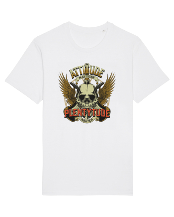 Attitude matters - Plentytude rocks White