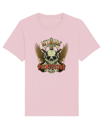 Attitude matters - Plentytude rocks Cotton Pink