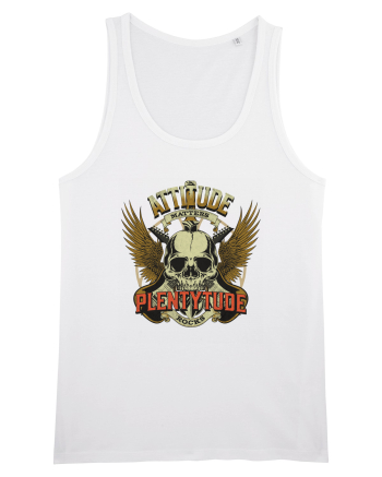 Attitude matters - Plentytude rocks White
