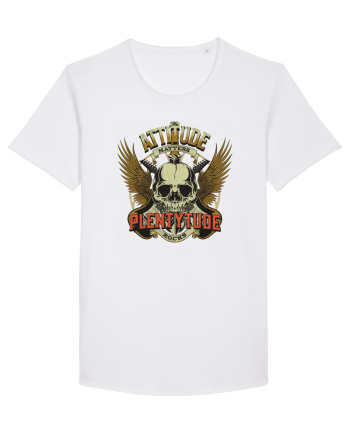 Attitude matters - Plentytude rocks White