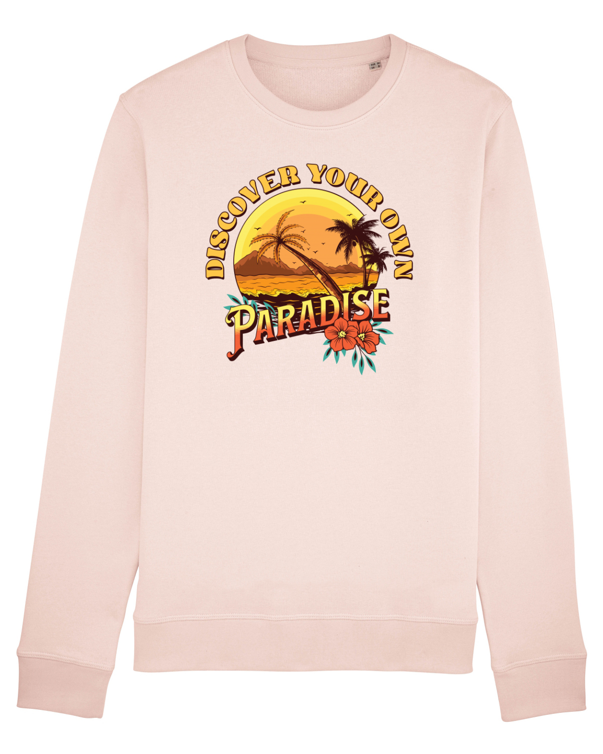 Bluză mânecă lungă Unisex Rise Candy Pink