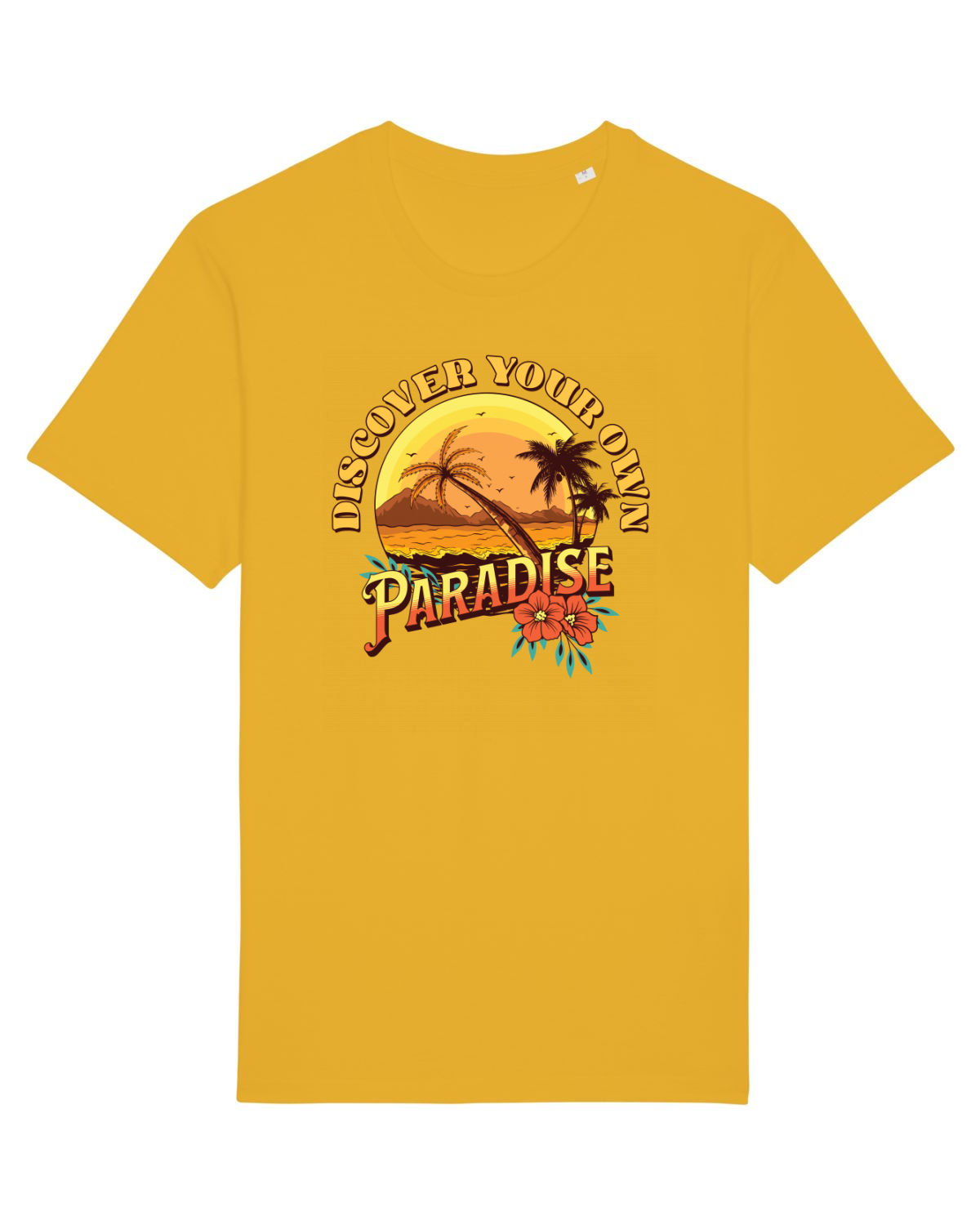 Tricou mânecă scurtă Unisex Rocker Spectra Yellow