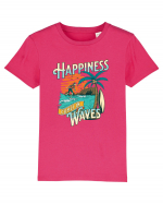 De vară: Happiness comes in waves Tricou mânecă scurtă  Copii Mini Creator