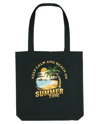 De vară: Keep calm and beach on Black