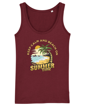 De vară: Keep calm and beach on Burgundy