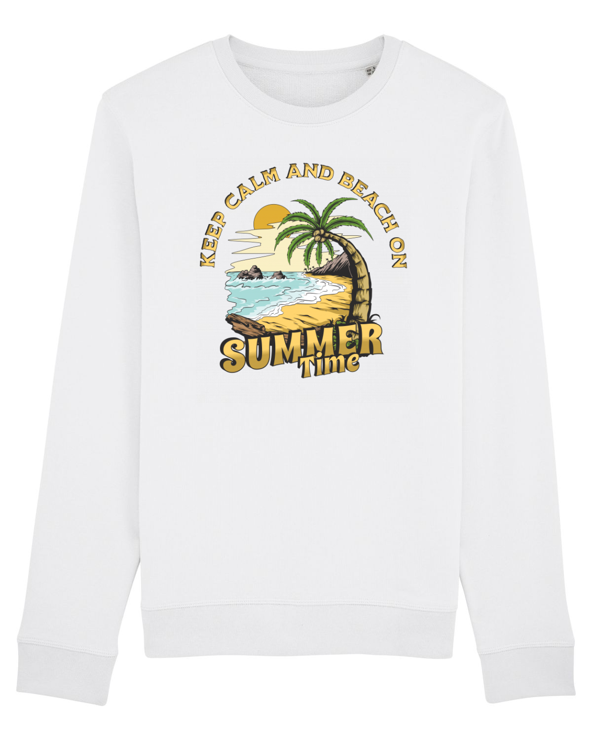 Bluză mânecă lungă Unisex Rise White