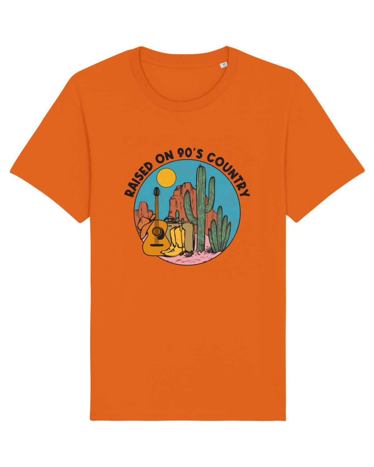 Tricou mânecă scurtă Unisex Rocker Bright Orange