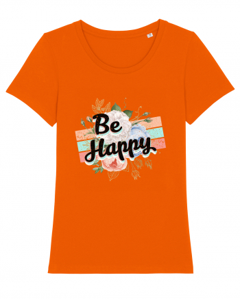 Be Happy Bright Orange