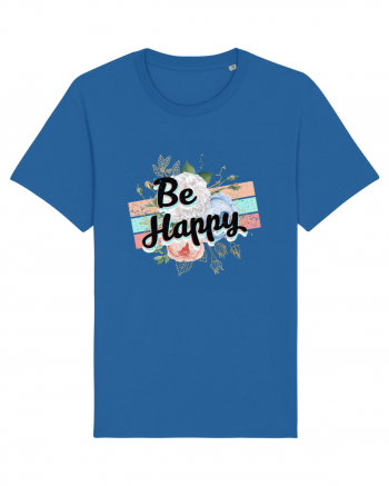 Be Happy Royal Blue