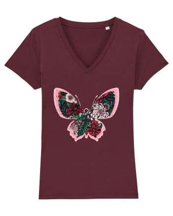 Butterfly Boho Burgundy