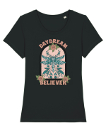Day Dream Believer Tricou mânecă scurtă guler larg fitted Damă Expresser
