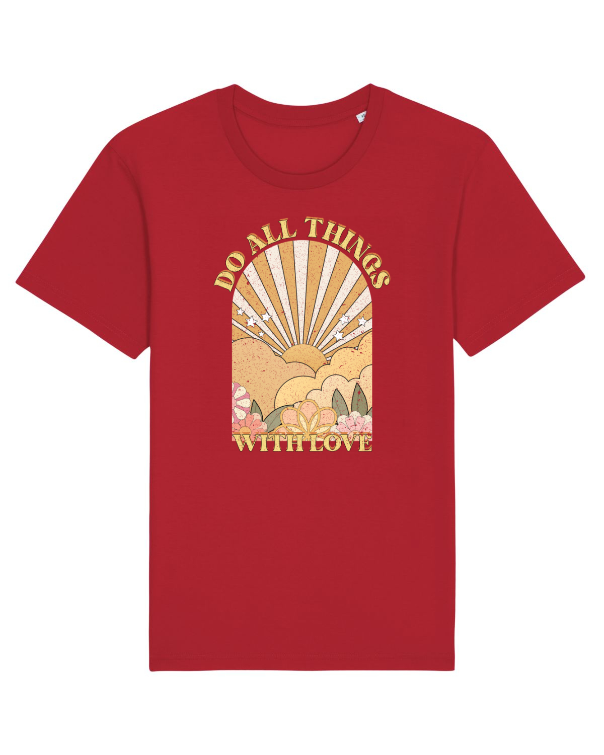 Tricou mânecă scurtă Unisex Rocker Red