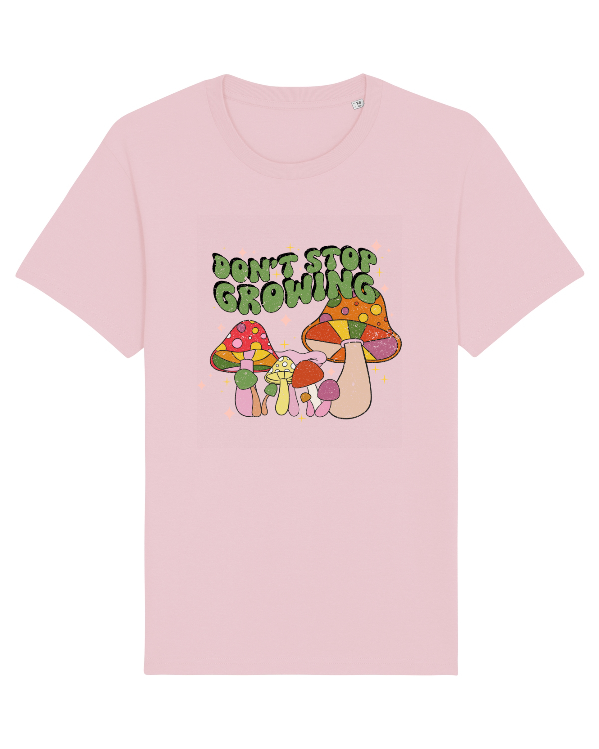 Tricou mânecă scurtă Unisex Rocker Cotton Pink