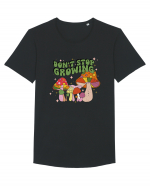 Don't Stop Growing Tricou mânecă scurtă guler larg Bărbat Skater