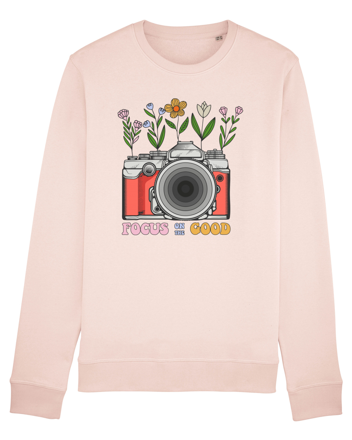 Bluză mânecă lungă Unisex Rise Candy Pink