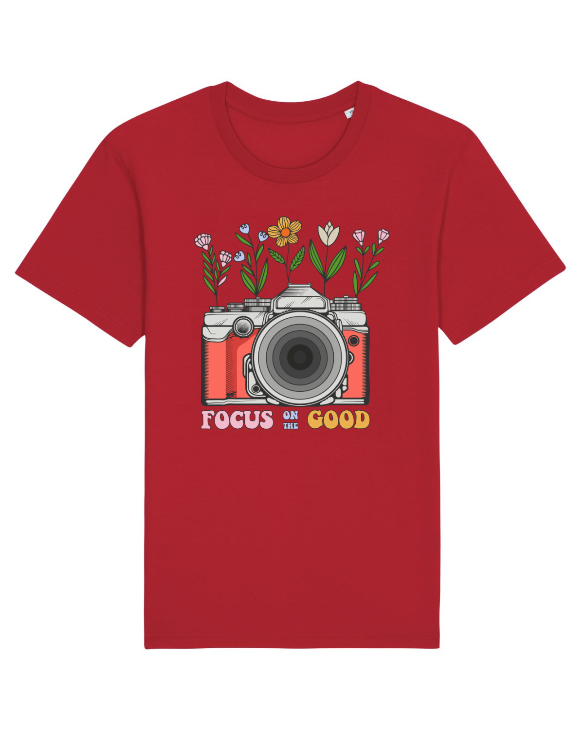 Tricou mânecă scurtă Unisex Rocker Red