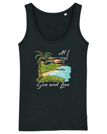 De vara: All I need is sea and love - black Black