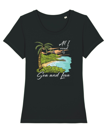 De vara: All I need is sea and love - black Black