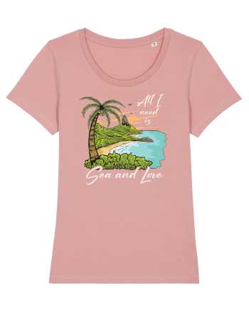 De vara: All I need is sea and love - black Canyon Pink