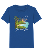 De vara: All I need is sea and love - black Tricou mânecă scurtă  Copii Mini Creator
