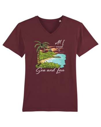De vara: All I need is sea and love - black Burgundy