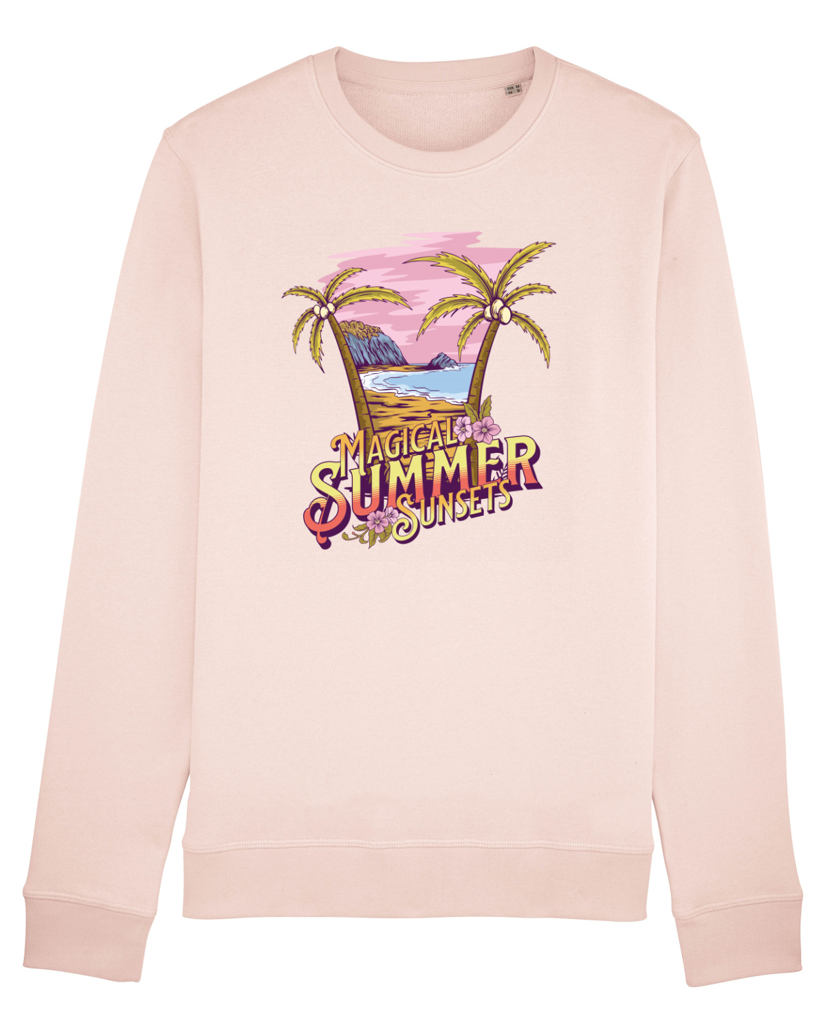 Bluză mânecă lungă Unisex Rise Candy Pink