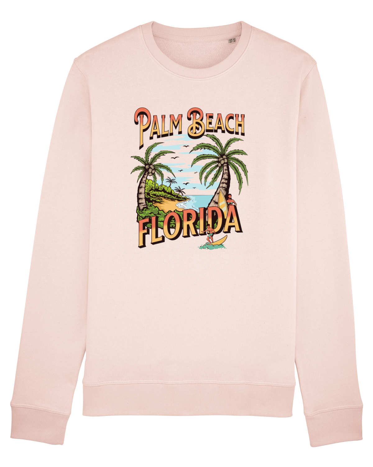 Bluză mânecă lungă Unisex Rise Candy Pink