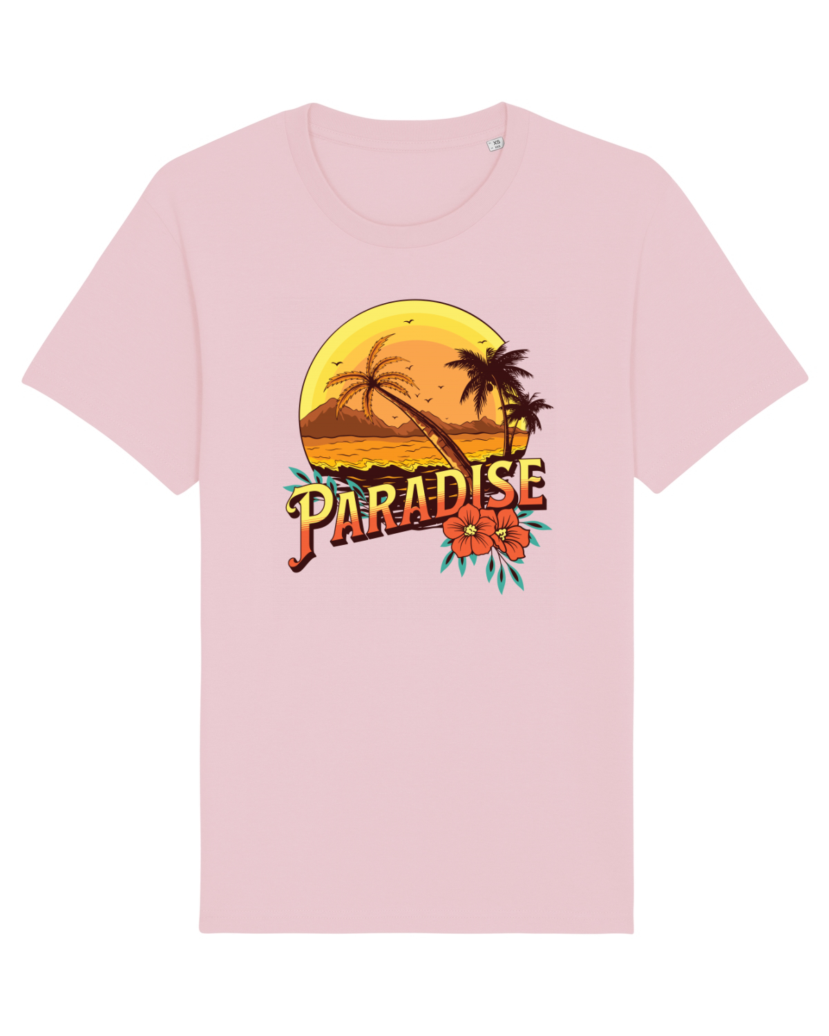 Tricou mânecă scurtă Unisex Rocker Cotton Pink