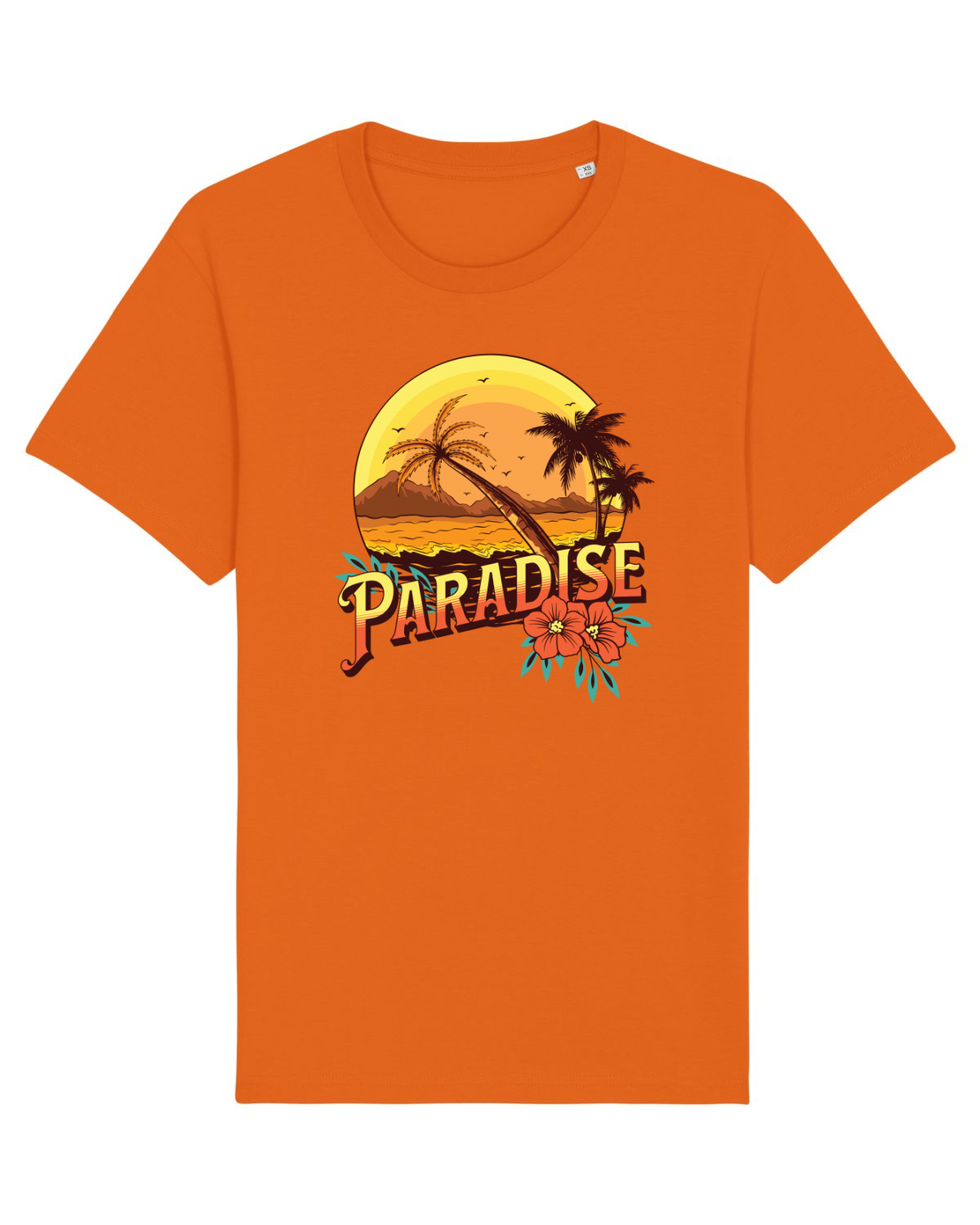 Tricou mânecă scurtă Unisex Rocker Bright Orange