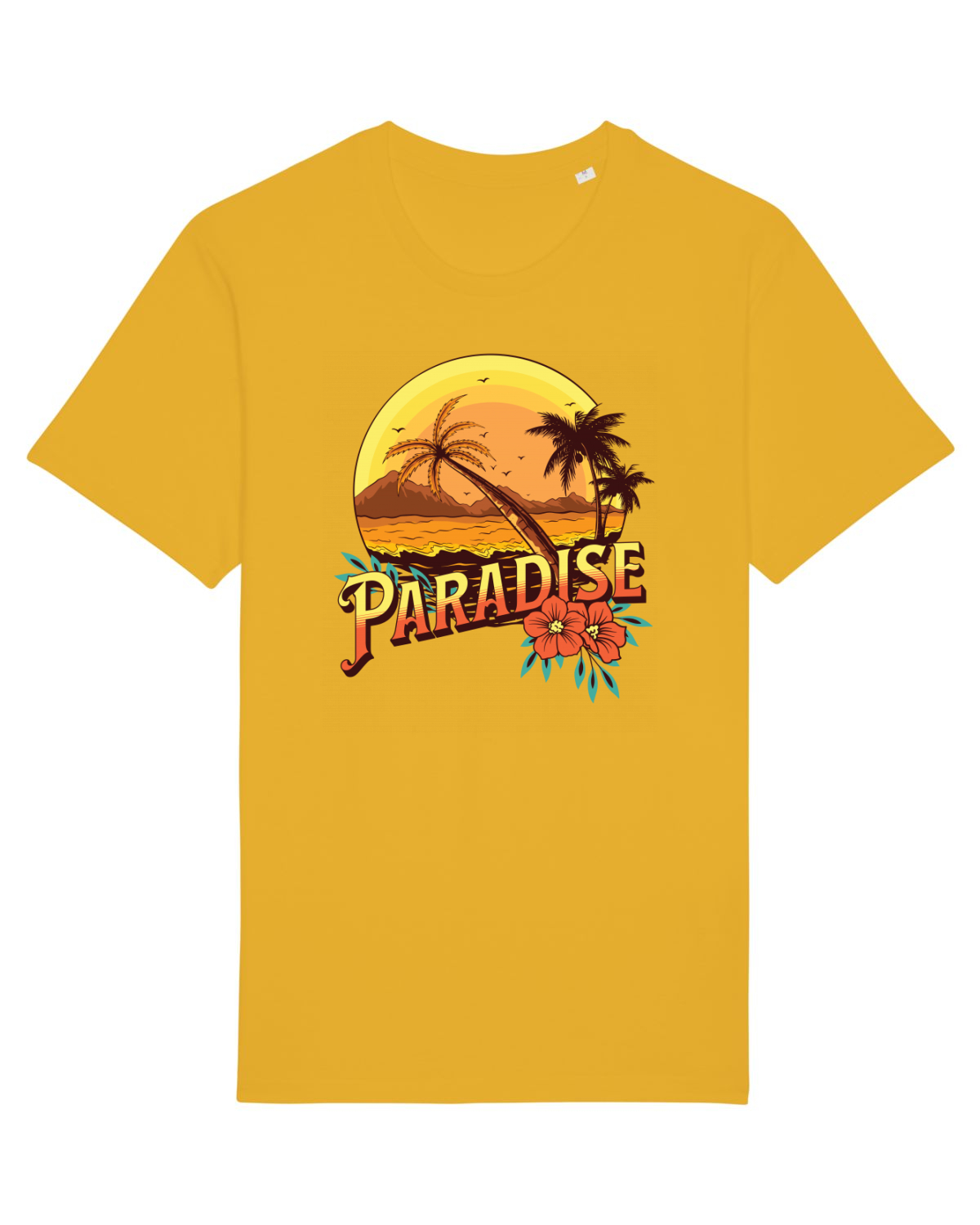 Tricou mânecă scurtă Unisex Rocker Spectra Yellow