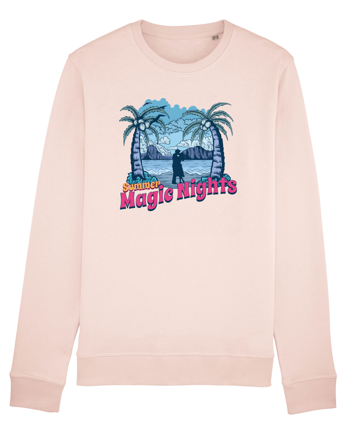 Bluză mânecă lungă Unisex Rise Candy Pink