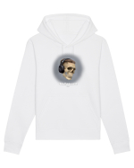 Craniu cu casti - skullphones 02 Hanorac Unisex Drummer