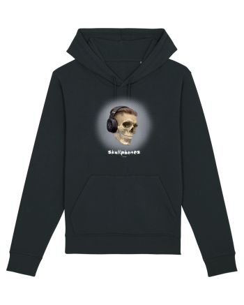 Craniu cu casti - skullphones 02 Black