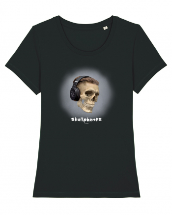 Craniu cu casti - skullphones 02 Black