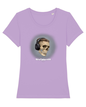 Craniu cu casti - skullphones 02 Lavender Dawn