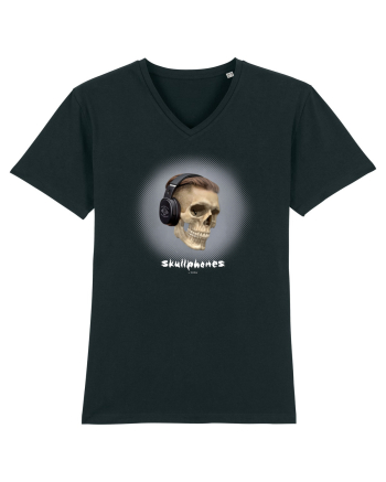 Craniu cu casti - skullphones 02 Black