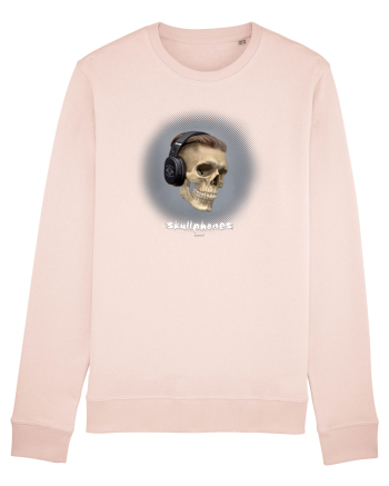 Craniu cu casti - skullphones 02 Candy Pink
