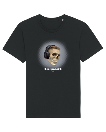 Craniu cu casti - skullphones 02 Black