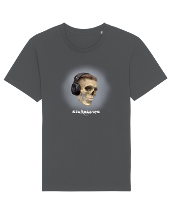 Craniu cu casti - skullphones 02 Anthracite