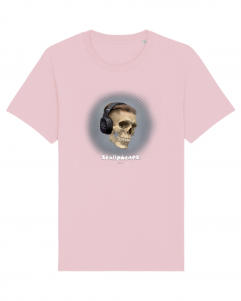 Craniu cu casti - skullphones 02 Cotton Pink