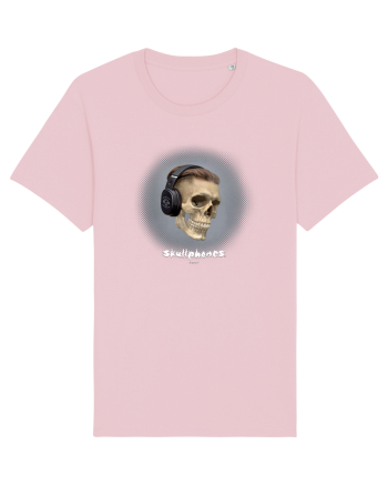 Craniu cu casti - skullphones 02 Cotton Pink