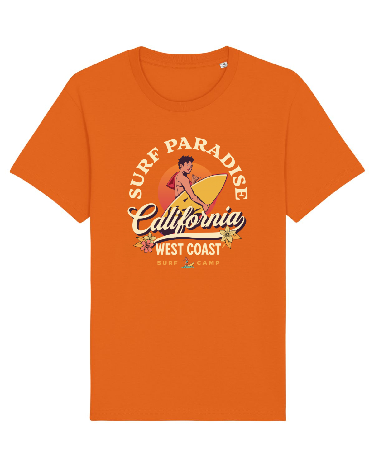 Tricou mânecă scurtă Unisex Rocker Bright Orange