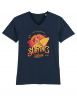 De vară: Surfing Miami Tricou mânecă scurtă guler V Bărbat Presenter