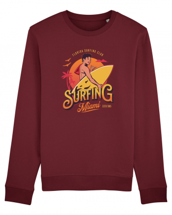 De vară: Surfing Miami Burgundy