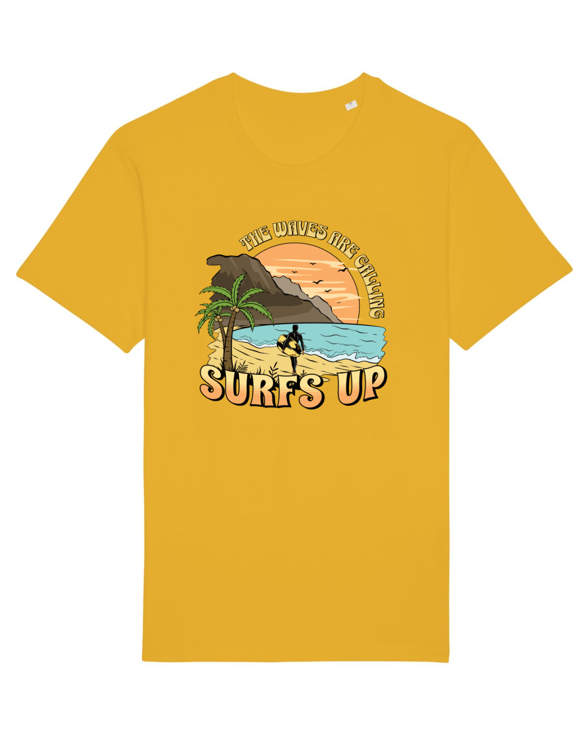 Tricou mânecă scurtă Unisex Rocker Spectra Yellow