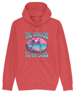 De vară: The window to my soul Hanorac cu fermoar Unisex Connector