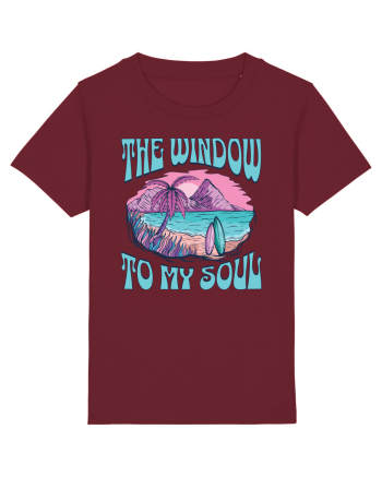 De vară: The window to my soul Burgundy
