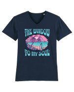 De vară: The window to my soul Tricou mânecă scurtă guler V Bărbat Presenter