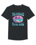 De vară: The window to my soul Tricou mânecă scurtă guler larg Bărbat Skater